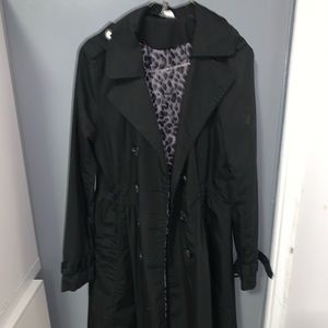 Black trench coat